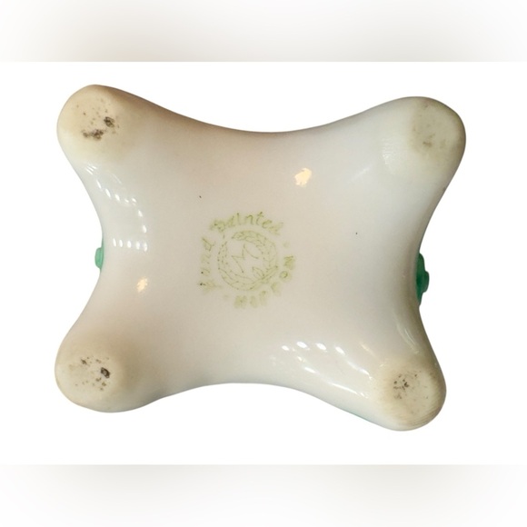 Rare Antique Nippon Porcelain Hand Painted Dual Handle Vase - Picture 12 of 12